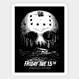 friday the 13th movie Magnet